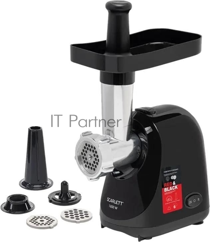 Мясорубка Scarlett SC-MG45S75 черный / красный