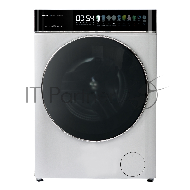 Стиральная машина Centek CT-1966 (белый) с сушкой инверторный мотор