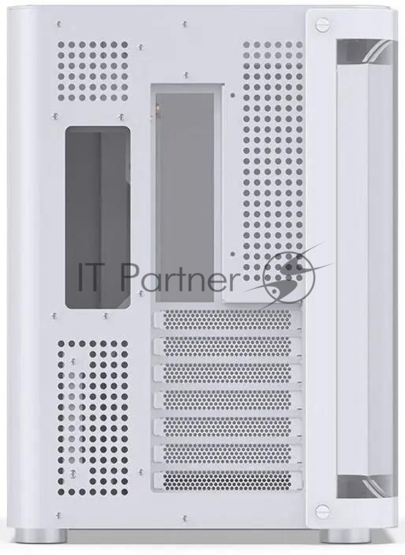 Корпус без блока питания JONSBO TK-2, Midi-Tower, TG, no fans, 1xUSB-A 3.2 + 1xUSB-C 3.2, ATX, mATX, mITX White