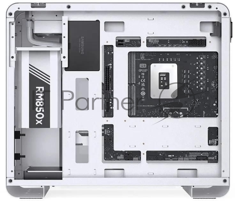 Корпус без блока питания JONSBO U4 Mini, Mini-Tower, TG, no fan, 1xUSB-A 3.0 + 1xUSB-C 3.2, mATX, mITX White