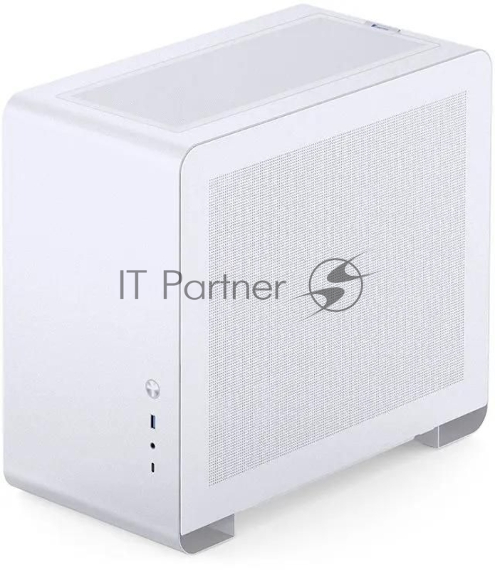 Корпус без блока питания JONSBO U4 Mini, Mini-Tower, TG, no fan, 1xUSB-A 3.0 + 1xUSB-C 3.2, mATX, mITX White