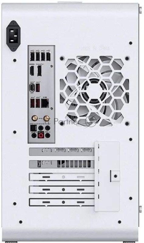 Корпус без блока питания JONSBO U4 Mini, Mini-Tower, TG, no fan, 1xUSB-A 3.0 + 1xUSB-C 3.2, mATX, mITX White