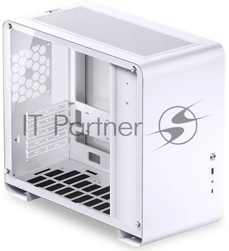 Корпус без блока питания JONSBO U4 Mini, Mini-Tower, TG, no fan, 1xUSB-A 3.0 + 1xUSB-C 3.2, mATX, mITX White