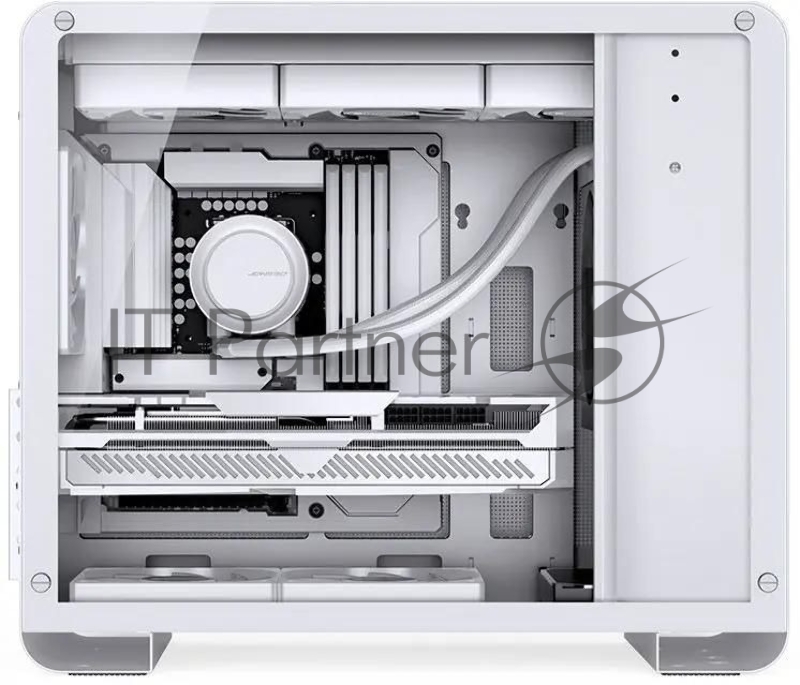 Корпус без блока питания JONSBO U4 Mini, Mini-Tower, TG, no fan, 1xUSB-A 3.0 + 1xUSB-C 3.2, mATX, mITX White