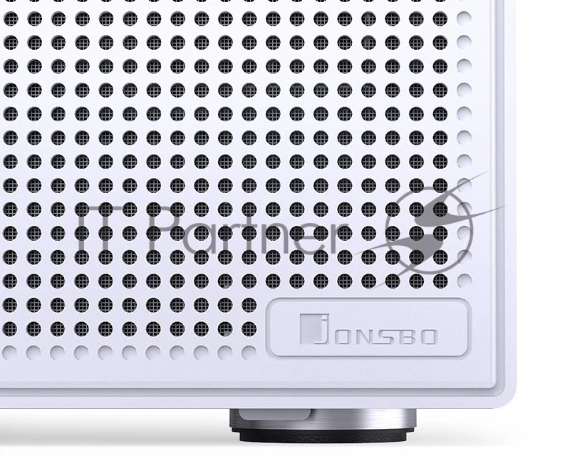 Корпус без блока питания JONSBO N4, Mini-Tower, 1x120mm, 1xUSB-A 3.0 + 1xUSB-C 3.2, SFX PSU Support, mATX, mITX White