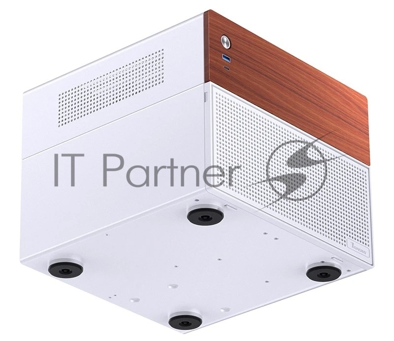 Корпус без блока питания JONSBO N4, Mini-Tower, 1x120mm, 1xUSB-A 3.0 + 1xUSB-C 3.2, SFX PSU Support, mATX, mITX White