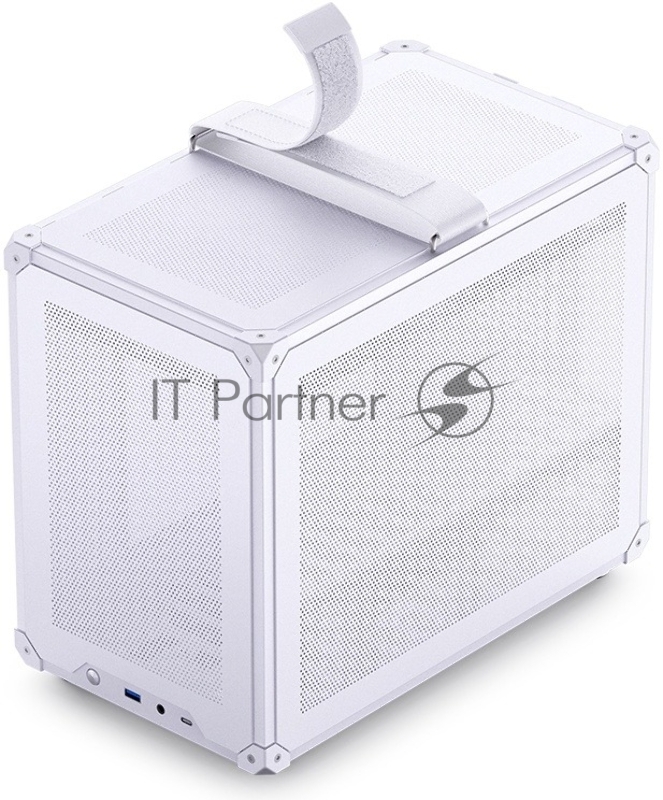 Корпус без блока питания JONSBO C6 MAX Handle, Mini-Tower, TG, no fan, 1xUSB-A 3.0 + 1xUSB-C 3.1, mATX, mITX White