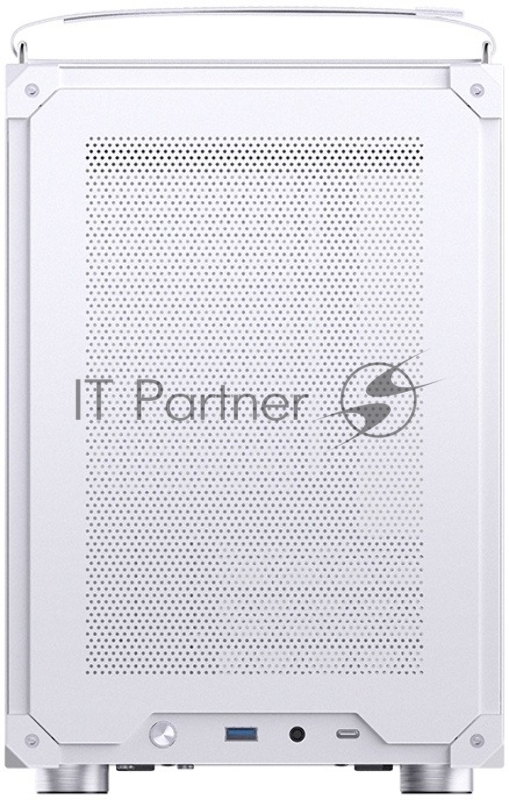 Корпус без блока питания JONSBO C6 MAX Handle, Mini-Tower, TG, no fan, 1xUSB-A 3.0 + 1xUSB-C 3.1, mATX, mITX White
