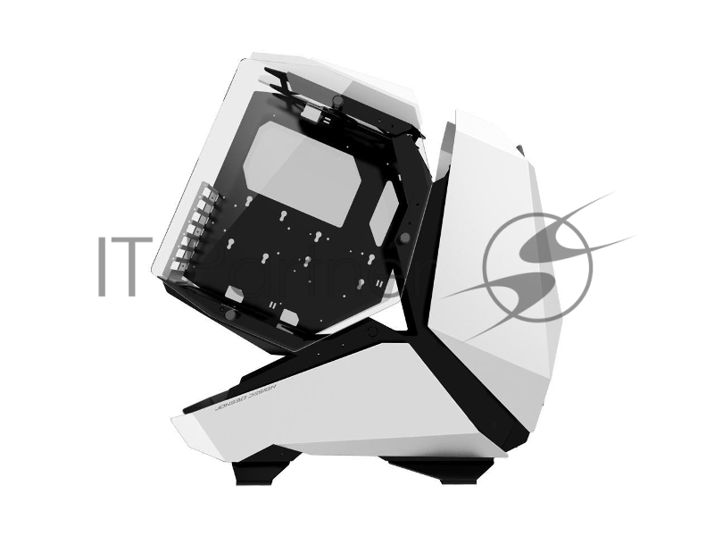 Корпус без блока питания JONSBO MOD-5, Full-Tower, TG, no fans, 2xUSB-A 3.0 + 1xUSB-C 3.2, ATX, mATX, mITX White