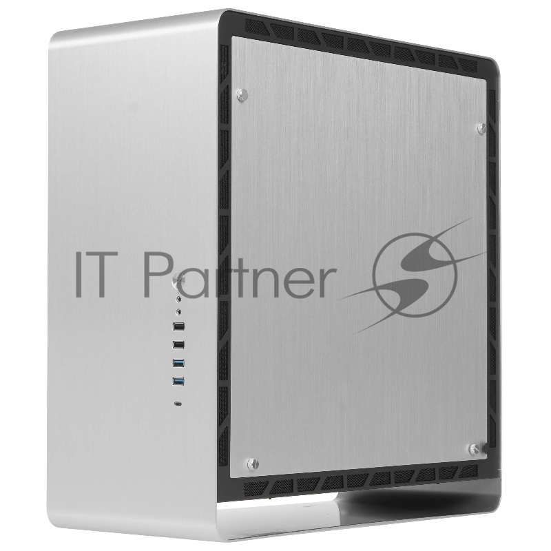 Корпус без блока питания JONSBO UMX6S-A, Midi-Tower, no fun, 2xUSB-A 3.2 + 2xUSB-A 2.0 + 1xUSB-C 3.2, E-ATX, ATX, mATX, mITX Silver