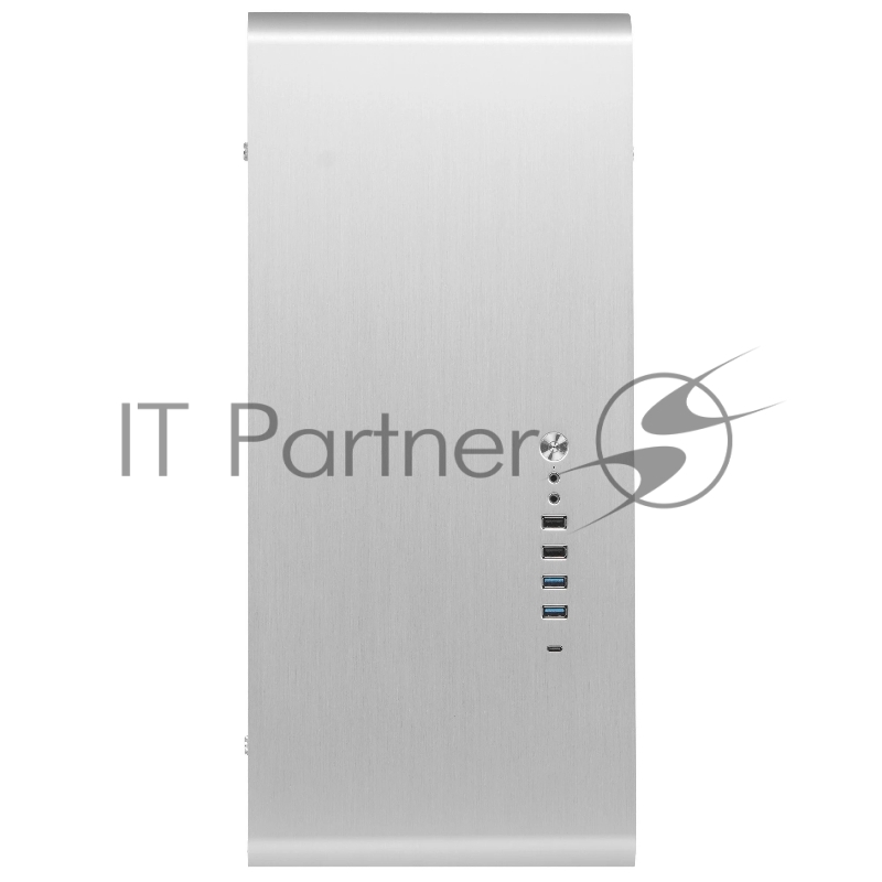 Корпус без блока питания JONSBO UMX6S-A, Midi-Tower, no fun, 2xUSB-A 3.2 + 2xUSB-A 2.0 + 1xUSB-C 3.2, E-ATX, ATX, mATX, mITX Silver