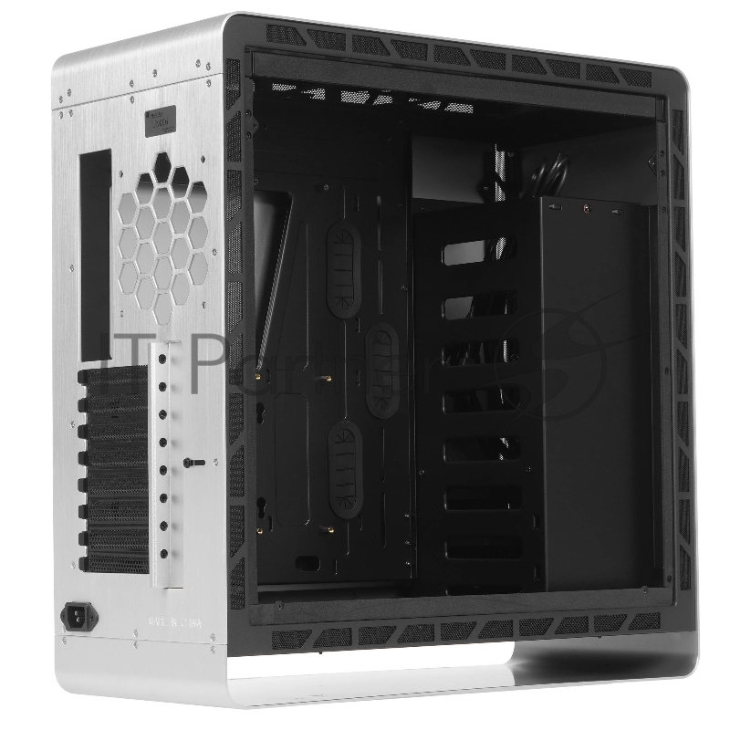 Корпус без блока питания JONSBO UMX6S-A, Midi-Tower, no fun, 2xUSB-A 3.2 + 2xUSB-A 2.0 + 1xUSB-C 3.2, E-ATX, ATX, mATX, mITX Silver