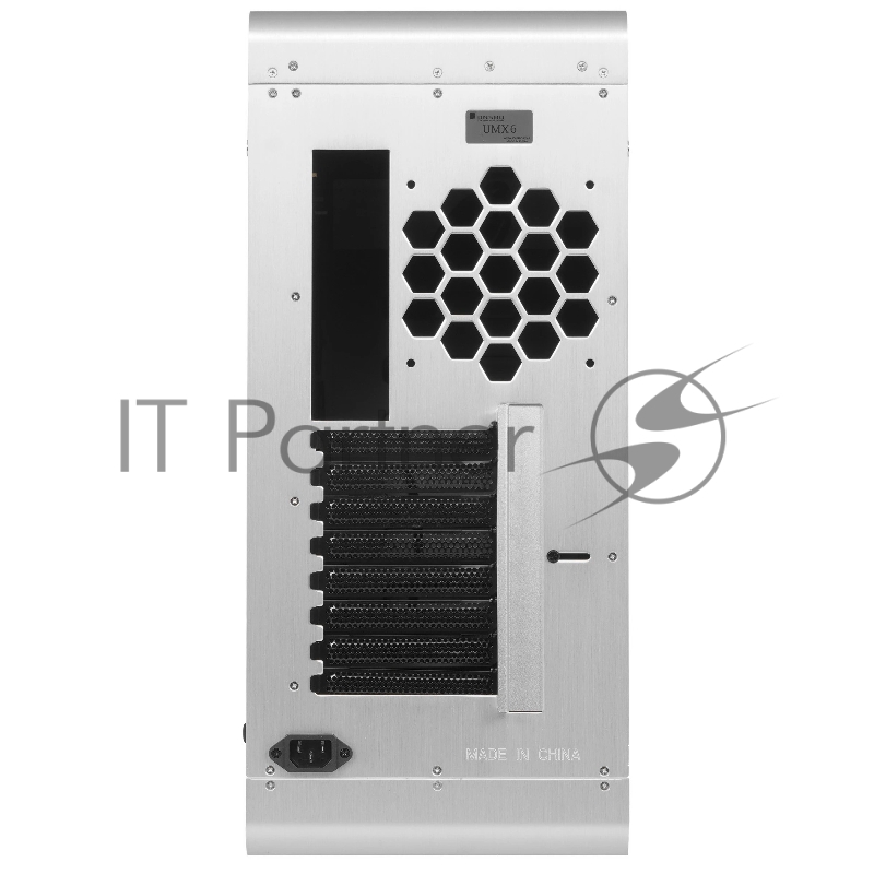 Корпус без блока питания JONSBO UMX6S-A, Midi-Tower, no fun, 2xUSB-A 3.2 + 2xUSB-A 2.0 + 1xUSB-C 3.2, E-ATX, ATX, mATX, mITX Silver