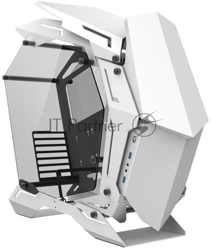 Корпус без блока питания JONSBO MOD-3, Full-Tower, TG, no fans, 2xUSB-A 3.0, EATX, ATX, mATX, mITX White