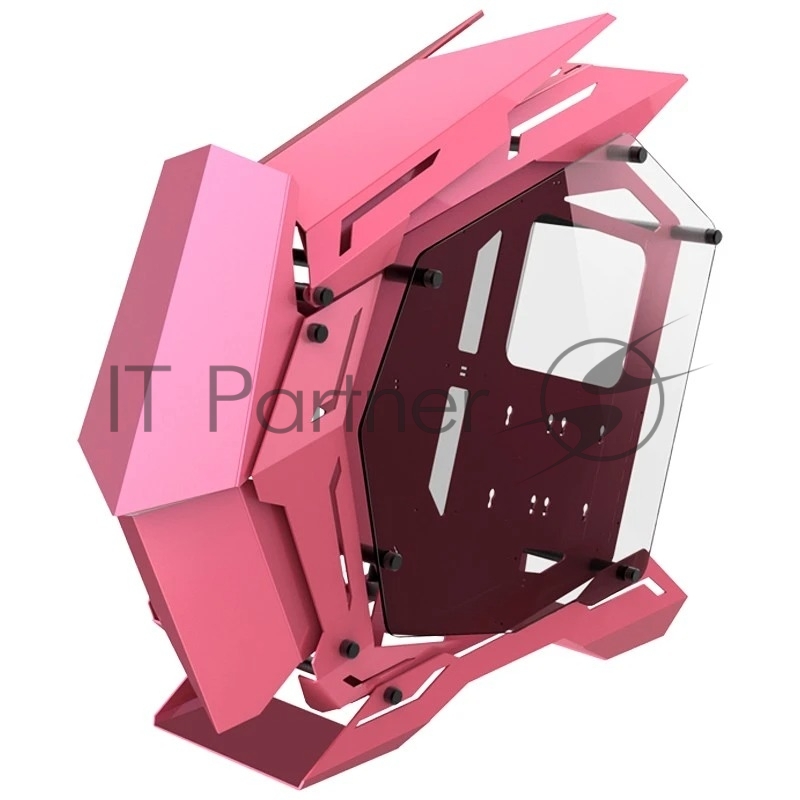 Корпус без блока питания JONSBO MOD-3, Full-Tower, TG, no fans, 2xUSB-A 3.0, EATX, ATX, mATX, mITX Pink