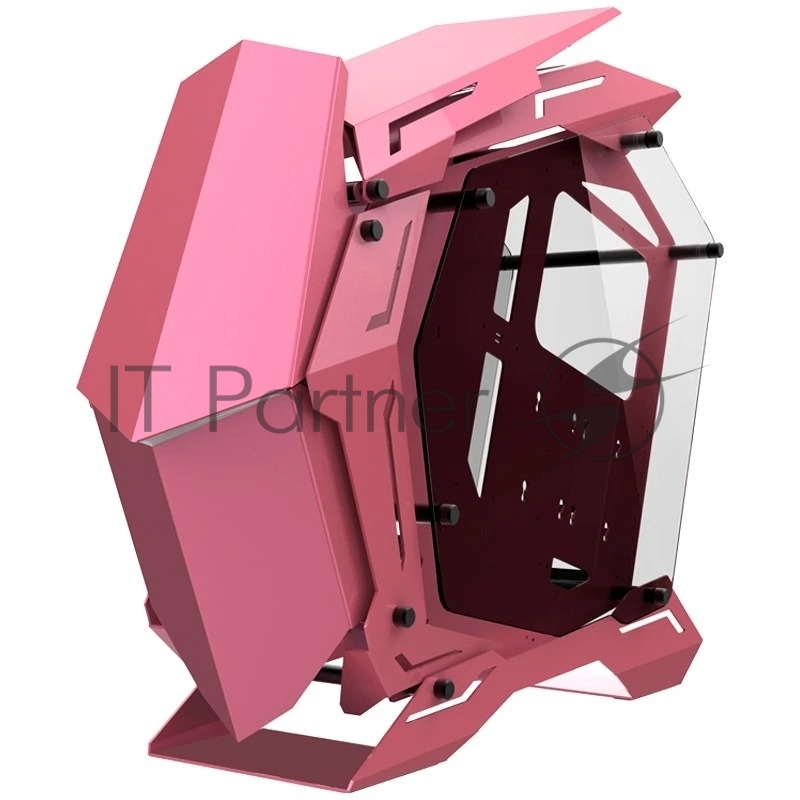Корпус без блока питания JONSBO MOD-3, Full-Tower, TG, no fans, 2xUSB-A 3.0, EATX, ATX, mATX, mITX Pink