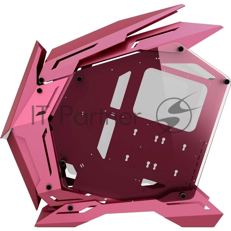 Корпус без блока питания JONSBO MOD-3, Full-Tower, TG, no fans, 2xUSB-A 3.0, EATX, ATX, mATX, mITX Pink