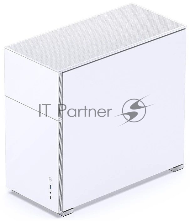 Корпус без блока питания JONSBO D41 STD SCREEN, Midi-Tower, no fan, 1xUSB-A 3.2 + 1xUSB-C 3.2, ATX, mATX, White