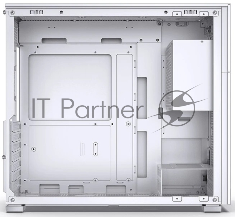 Корпус без блока питания JONSBO D41 STD SCREEN, Midi-Tower, no fan, 1xUSB-A 3.2 + 1xUSB-C 3.2, ATX, mATX, White