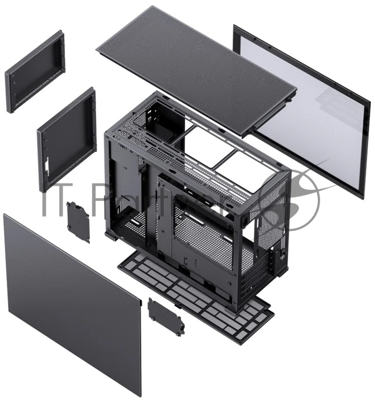 Корпус компьютерный JONSBO D31 STD, Mini-Tower, TG, no fan, 1xUSB-A 3.2 + 1xUSB-C 3.2, mATX, mDTX, mITX Black
