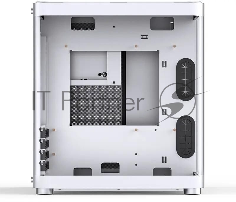 Корпус без блока питания JONSBO TK-1, Mini-Tower, TG, no fan, 1xUSB-A 3.2 + 1xUSB-C 3.2, mATX, mITX White