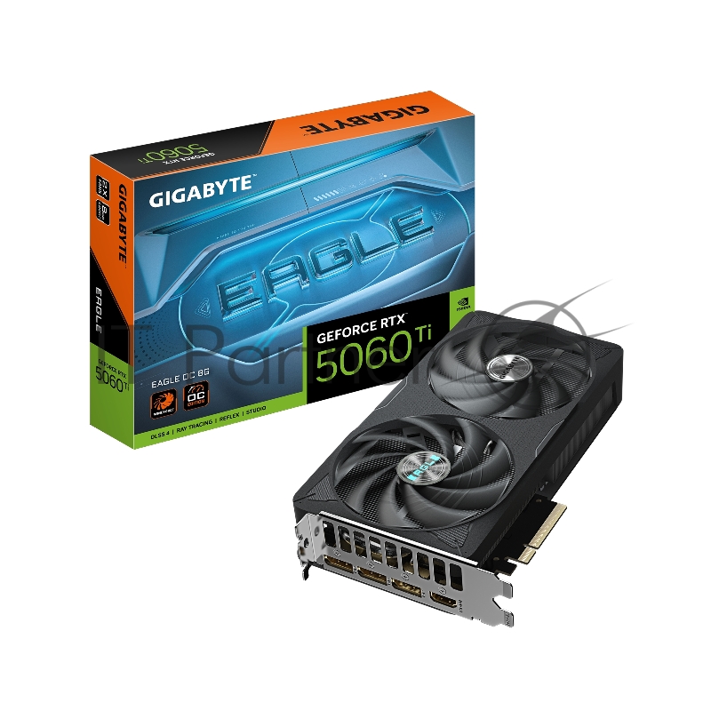 Видеокарта Gigabyte PCI-E 5.0 GV-N506TEAGLE OC-8GD 1.0 NVIDIA GeForce RTX 5060TI 8Gb 128bit GDDR7 2617/28000 HDMIx1 DPx3 HDCP Ret