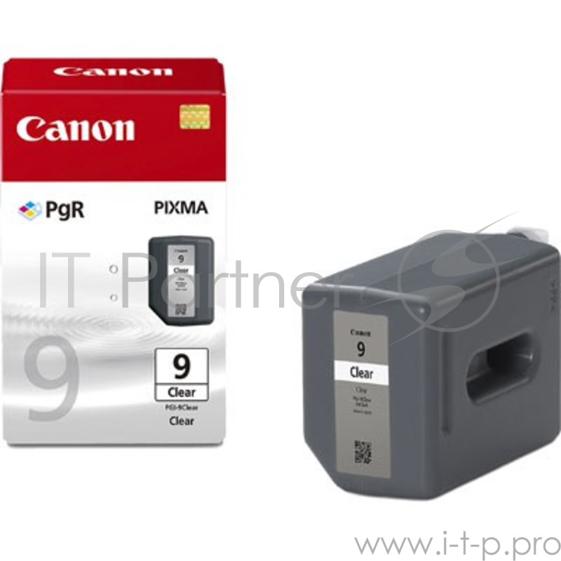 Картридж Canon PGI-9Clear для струйных принтеров Canon MX7600, iX7000. Прозрачный. 1635 страниц.