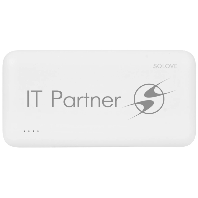 Мобильный аккумулятор Solove 003M 20000mAh QC3.0 18W 3A 2xUSB-A/USB-C белый (003M WHITE RUS)