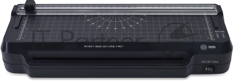 Ламинатор Cactus CS-LAB-F1 черный A4 (70-125мкм) 25см/мин (2вал.) хол.лам. лам.фото