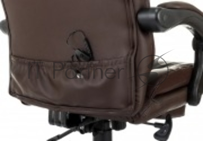 Кресло руководителя Бюрократ CH-824MSG-BF коричневый эко.кожа/ткань крестов. пластик подст.для ног