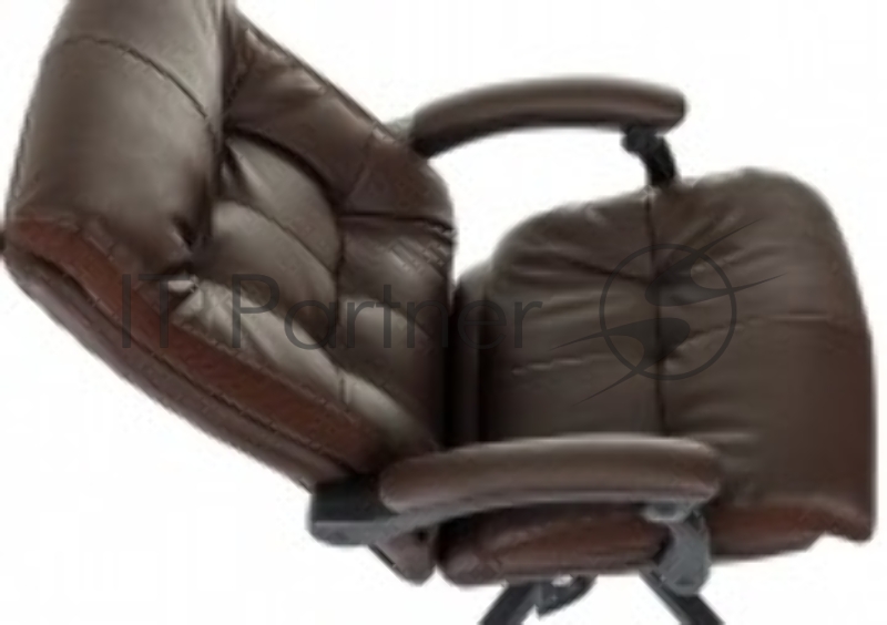 Кресло руководителя Бюрократ CH-824MSG-BF коричневый эко.кожа/ткань крестов. пластик подст.для ног