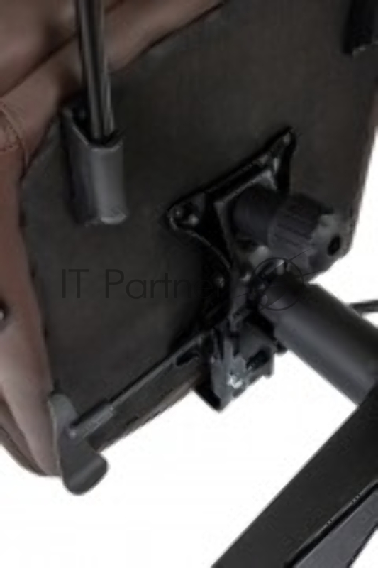 Кресло руководителя Бюрократ CH-824MSG-BF коричневый эко.кожа/ткань крестов. пластик подст.для ног