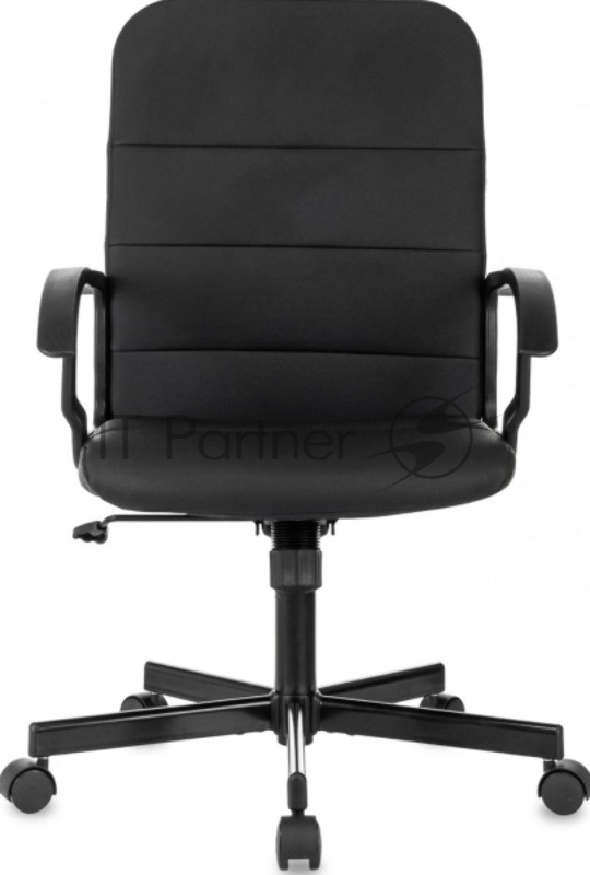 Кресло Бюрократ Triest черный эко.кожа крестов. металл черный