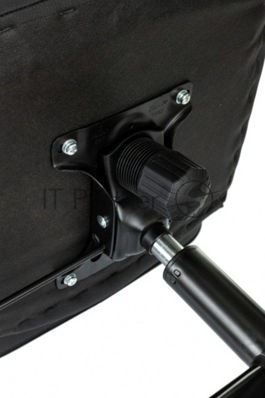 Кресло Бюрократ Triest черный эко.кожа крестов. металл черный