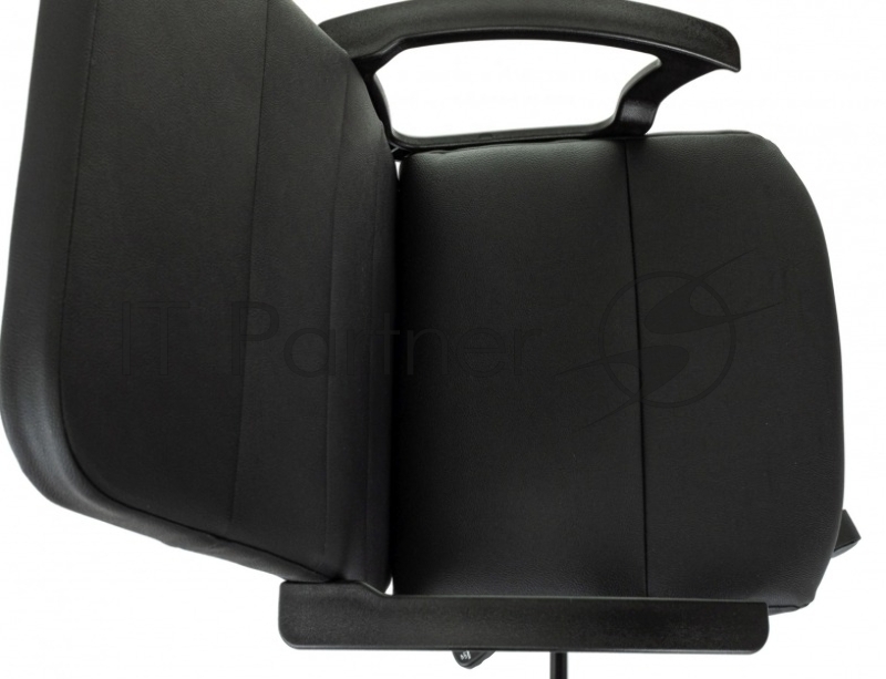 Кресло Бюрократ Triest черный эко.кожа крестов. металл черный