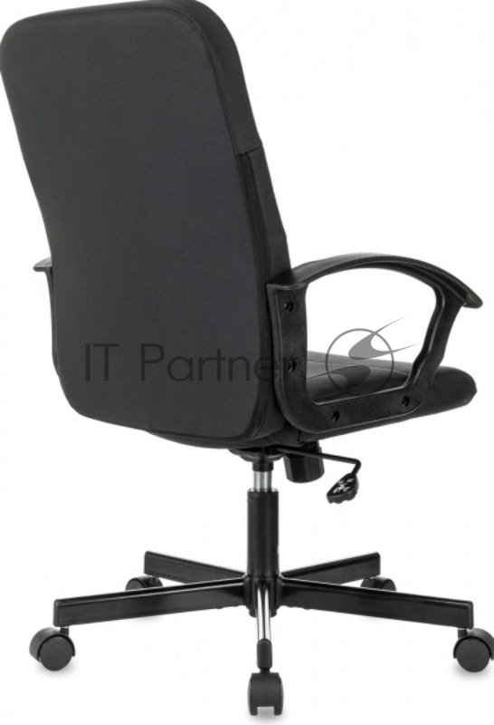 Кресло Бюрократ Triest черный эко.кожа крестов. металл черный