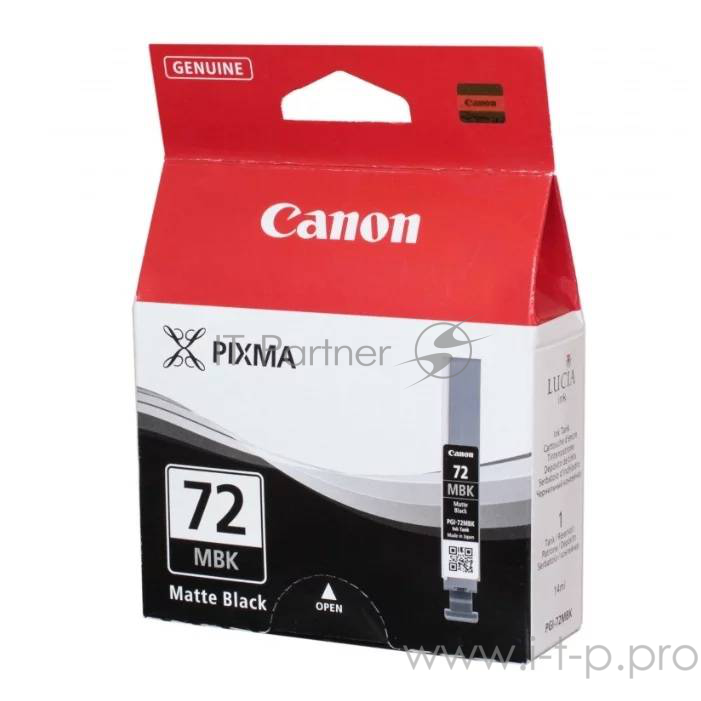 Картридж Canon PGI-72MBK для PRO-10. Матовый чёрный. 1640 фотографий.