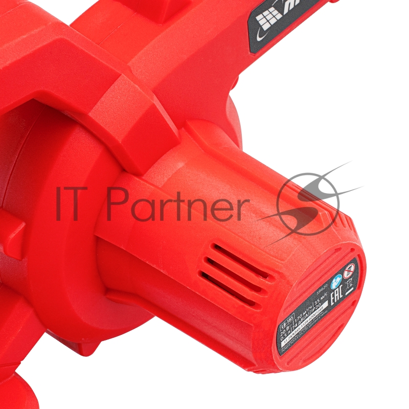 Воздуходувка-пылесос акк. портативная, LB-185, 35 м/с, 170 м3/ч, Li-Ion, 20 В MTX