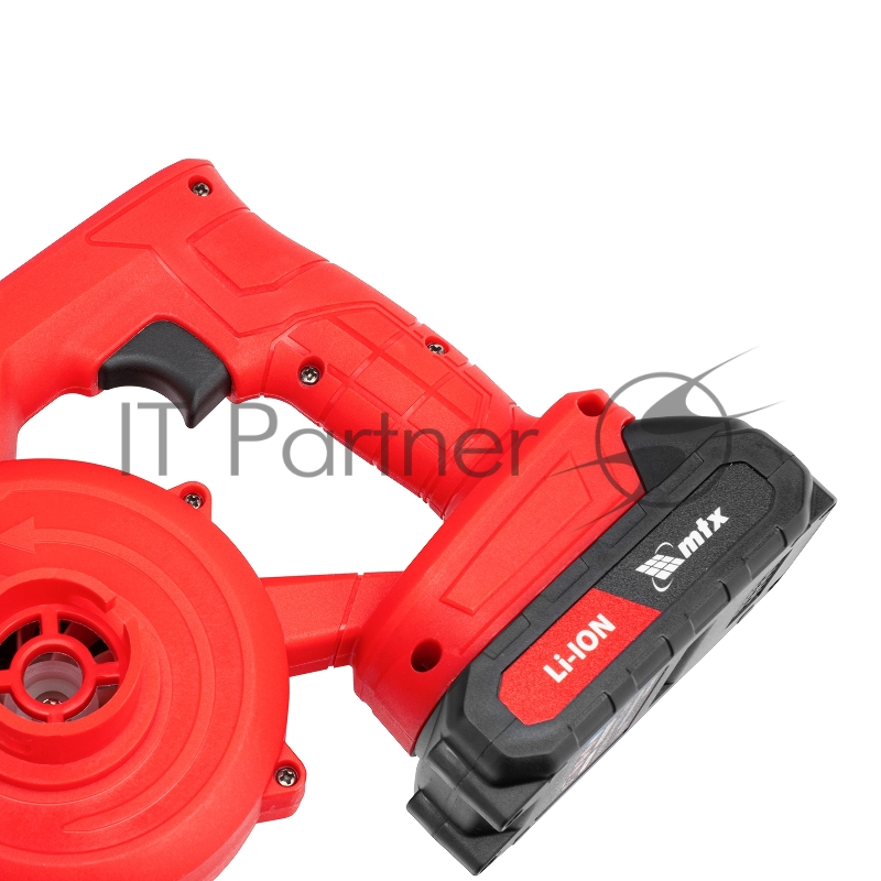 Воздуходувка-пылесос акк. портативная, LB-185, 35 м/с, 170 м3/ч, Li-Ion, 20 В MTX