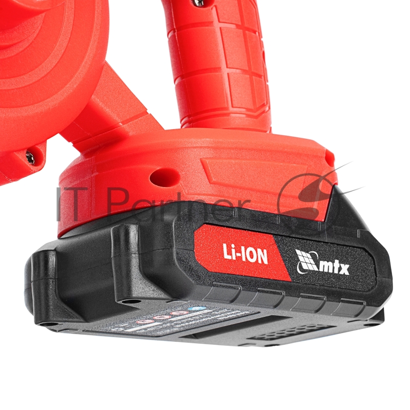 Воздуходувка-пылесос акк. портативная, LB-185, 35 м/с, 170 м3/ч, Li-Ion, 20 В MTX