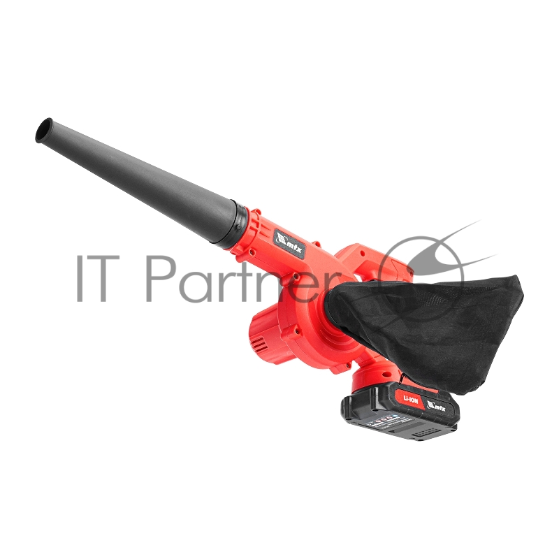 Воздуходувка-пылесос акк. портативная, LB-185, 35 м/с, 170 м3/ч, Li-Ion, 20 В MTX