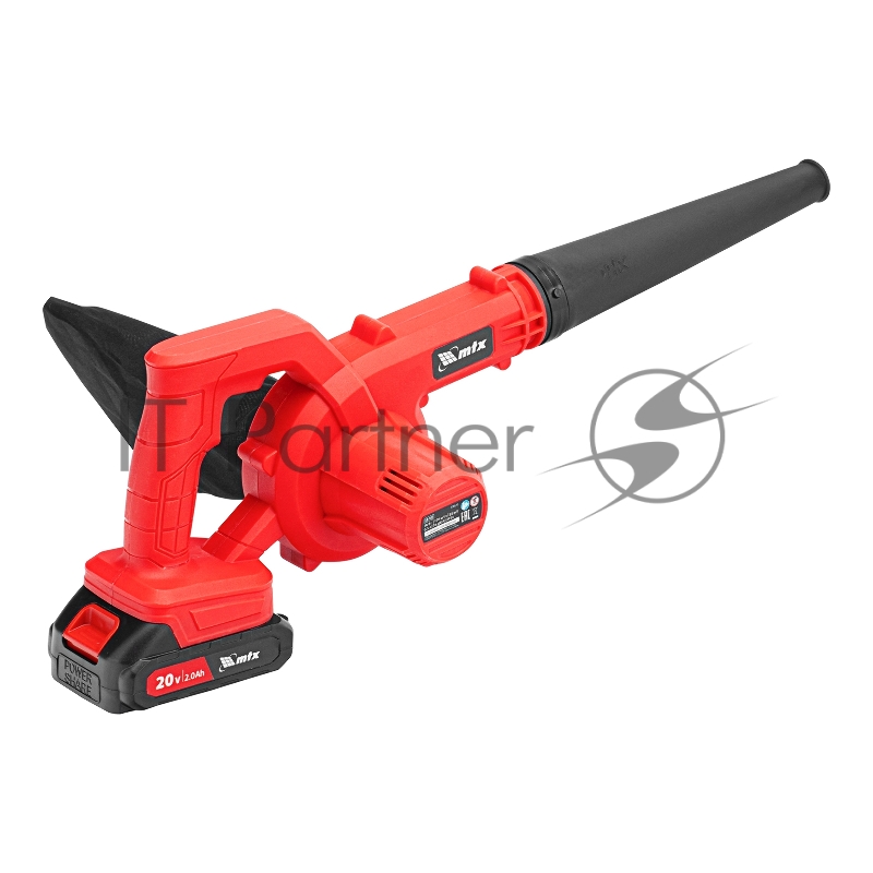 Воздуходувка-пылесос акк. портативная, LB-185, 35 м/с, 170 м3/ч, Li-Ion, 20 В MTX