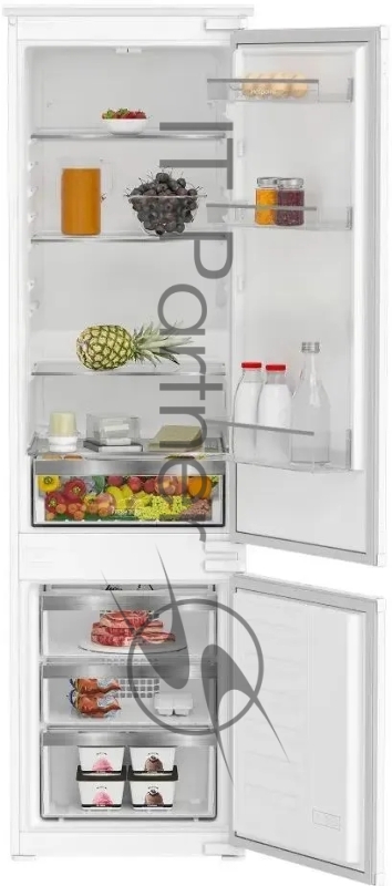 Встраиваемый холодильник Hotpoint HBH 20 белый двухкамерный 220/69л морозилка снизу