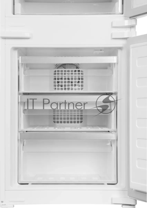 Встраиваемый холодильник Hotpoint HBT 20I белый двухкамерный 215/69л морозилка снизу