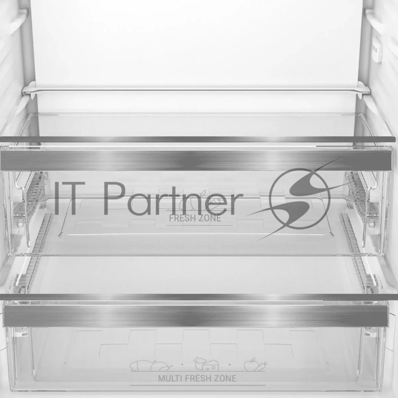 Встраиваемый холодильник Hotpoint HBT 400I белый двухкамерный 280/75л морозилка снизу