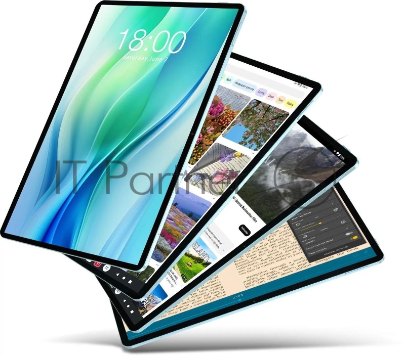 Планшет Teclast P50 T606 (1.6) 8C RAM6Gb ROM128Gb 11 IPS 1280x800 4G 1Sim Android 14 голубой 13Mpix 5Mpix BT WiFi microSD 1Tb 8000mAh