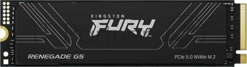 Твердотельный накопитель Kingston SSD Fury Renegade, 4096GB, M.2(22x80mm), NVMe, PCIe 5.0 x4, 3D TLC, R/W 14800/14000MB/s, IOPs 2 200 000/2 200 000, TBW 4000, DWPD 0.5 (12 мес)