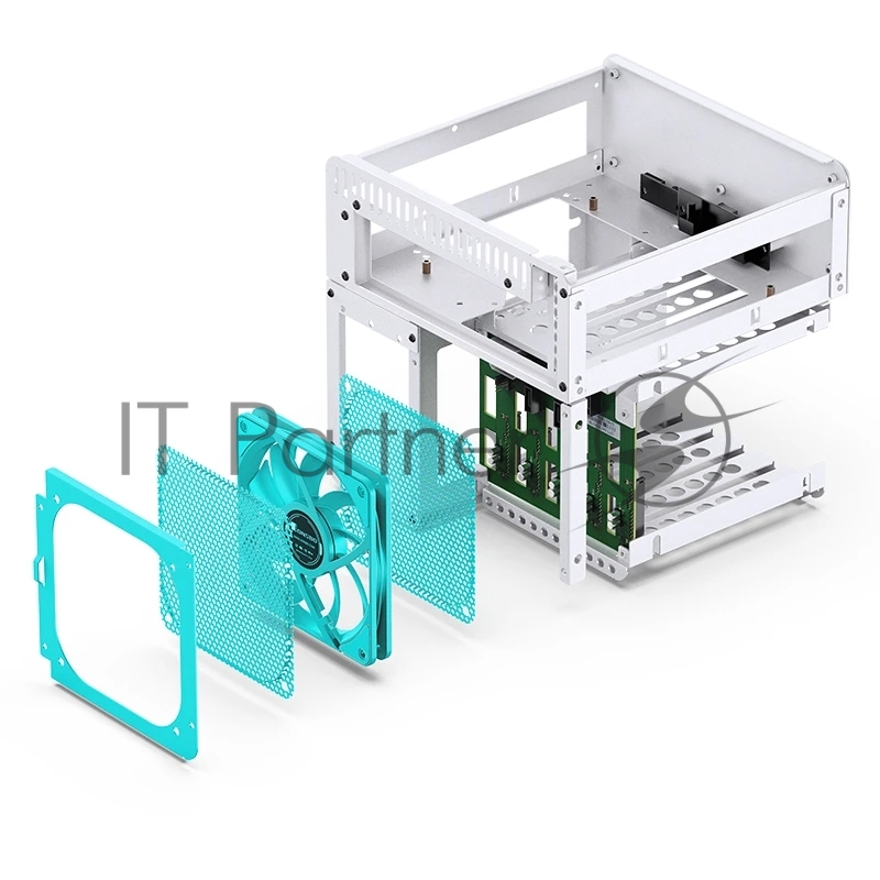 Корпус без блока питания Case JONSBO N2, Mini-Tower, 1x120mm, 1xUSB-A 3.0 + 1xUSB-C 3.2, SFX PSU Support, mITX White