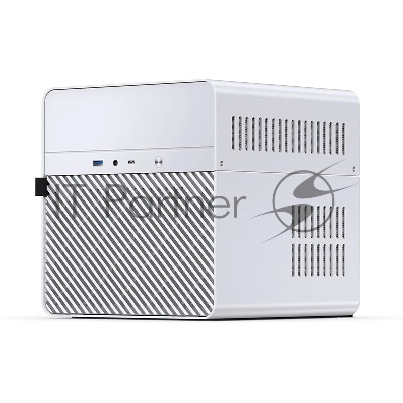 Корпус без блока питания Case JONSBO N2, Mini-Tower, 1x120mm, 1xUSB-A 3.0 + 1xUSB-C 3.2, SFX PSU Support, mITX White
