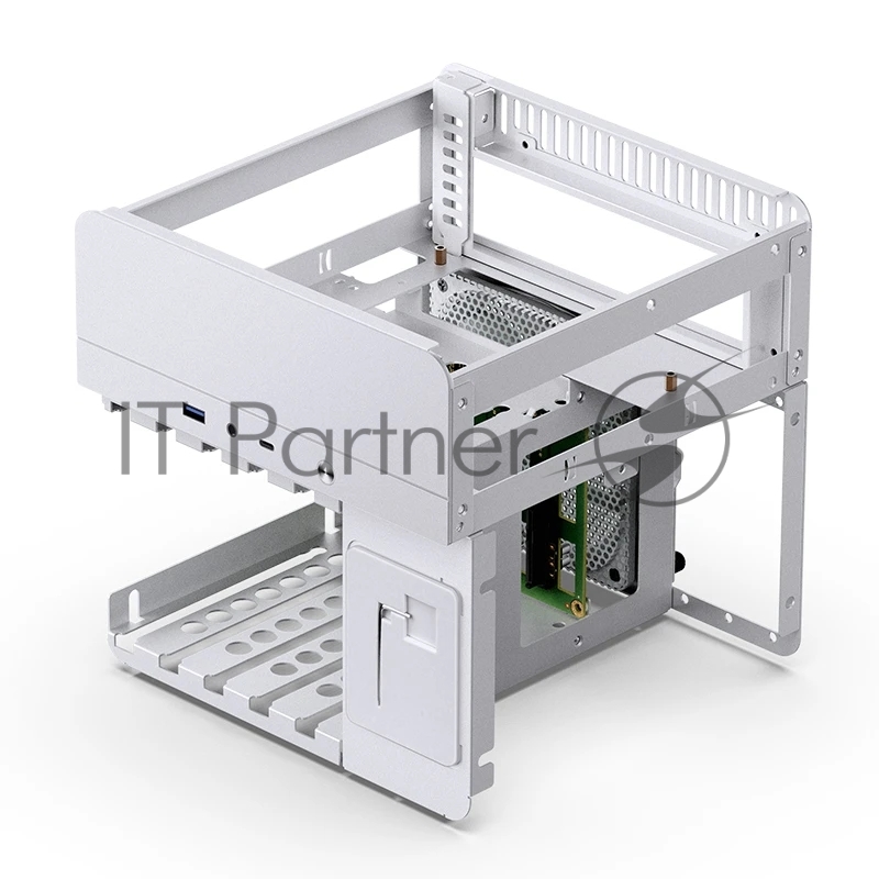 Корпус без блока питания Case JONSBO N2, Mini-Tower, 1x120mm, 1xUSB-A 3.0 + 1xUSB-C 3.2, SFX PSU Support, mITX White